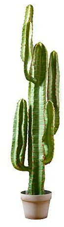 Moderner Kaktus im Topf - XL Kunstkaktus/Künstlich - Höhe: 115cm - Premium Kunstpflanze - Kaktus Künstlich/Dekokaktus - Naturgetreu & Hochwertig