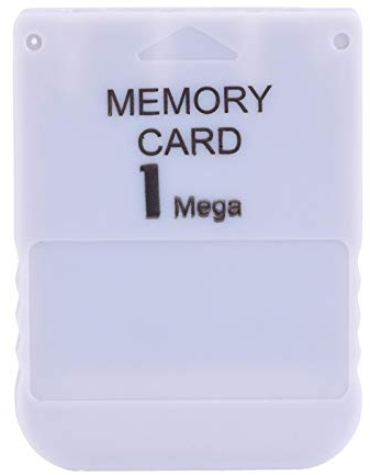VBESTLIFE Memory Card, 1MB,Portable 1MB Memory Card Stick, For PlayStation One Games, for Sony PS1, White