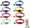 Sunshine smile Katzenhalsband mit Sicherheitsverschluss 8 Stück, Länge Verstellbar 18cm-35cm, Reflektierendes Katzenhalsband, Sicherheitshalsband Katze, Katzenhalsband Selbstöffnend