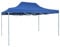 vidaXL Profi Partyzelt Faltbar Wasserbeständig Gartenpavillon Pavillon Festzelt Gartenzelt Bierzelt Faltpavillon Garten 3x4m Stahl Blau