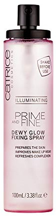 Catrice | Prime & Fine Illuminating Dewy Glow Spray | Transparent und schnell trocknend Fixierspray | Parabenfrei & Vegan | Tierversuchsfrei
