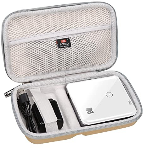 FBLFOBELI EVA Hard Storage Carrying Case for Kodak Luma 150 Ultra Mini Pocket Pico Projector (Khaki)