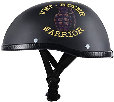 Caschi Jet Moto,Metà Aperto Faccia Casco da Motociclista Scodella Caschi Cromwell Casco Moto Demi-Jet per Donna Uomo Adulti Motorcycle Helmet DOT/ECE Omologato K,56-60CM