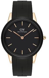 Daniel Wellington Iconic Uhr Silver Rubber