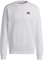 adidas Herren Feelcozy Essentials Fleece Sweatshirt, White/Black, XL