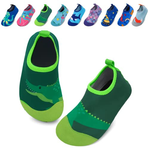 EDOTON Calcetines de Piscina Bebe, Zapatos de Playa para Niños con Suela Gruesa Antideslizante Zapatos de Playa para Niños Suaves y Duraderos