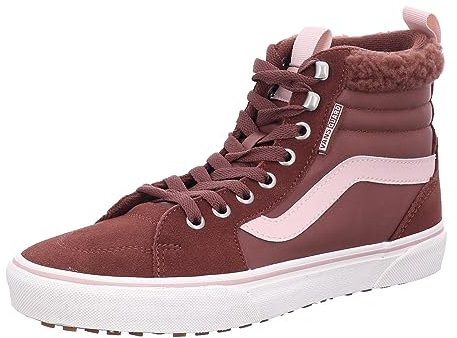Vans Women's Filmore Hi VansGuard Sneaker, Suede/Nylon Root Beer, 4 UK