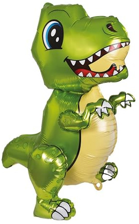 Folienballon mit Gelenk - kleiner T-Rex - zum Hinstellen