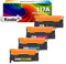 Koala 117A Toner (Mit Chip) Kompatibel als Ersatz für HP 117A Toner Set W2070A W2071A W2072A W2073A für Color Laser MFP 179fwg 178nwg 150nw 179fnw 178nw 150a Toner (Schwarz Cyan Gelb Magenta 4er-Pack)
