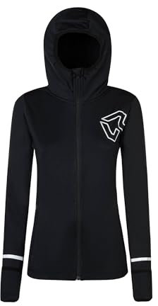 Rock Experience REWC02831-0208 Jerky 2.0 Hoodie Woman Fleece Sweatshirt Damen Caviar S