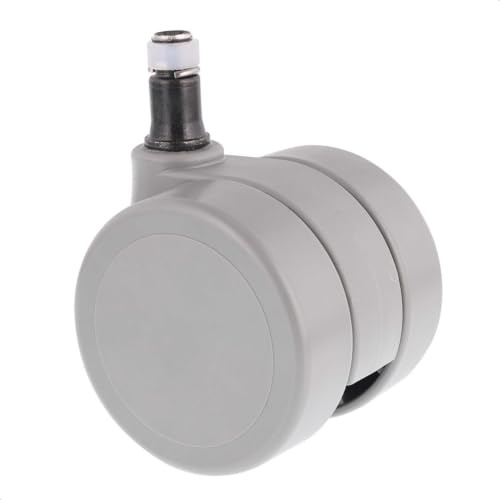 WAGNER Drehstuhlrolle/Bürostuhlrollen - DESIGN HART - Durchmesser Ø 60 mm, Bauhöhe 65 mm, intervallgebremst, Steckstift 11 x 20 mm, Tragkraft 50 kg - Made in Germany - 01012061
