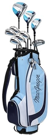 MACGREGOR Damen CG4000 Graphit, Cartbag, Rechts-/Linkshänder, Golf-Paket-Sets, blau, Einheitsgröße