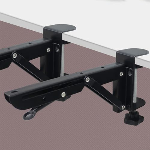 2-piece Desk Bracket, Sliding Desk Extension Plate Support Clipon Keyboard Tray Hand Rest, Computer Keyboard Bracket Parts(big)