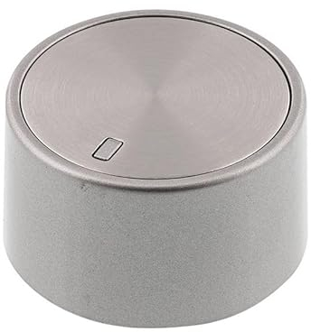 Aeg Rex Zanussi Zoppas - Manopola colore argento inox 8073833017 per cucina piano cottura 4 e 5 fuochi - M4486/OR (1 pezzo)