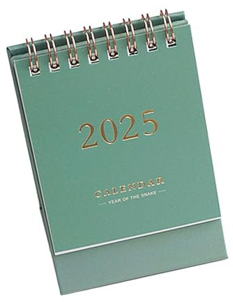 Vriusi Schreibtischkalender, Schreibtischkalender, Monatskalender des Planers | Tischkalender für einfache Organisation, von Juli 2024 bis Dezember 2025, Kalender
