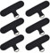 Cleminsta 6 unidades de almohadillas para cordón para teléfono móvil, parche universal para teléfono móvil, adaptador de cordón, material de poliéster, parche para protección contra caídas, para la