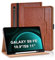 Vkooer Case for Samsung Galaxy Tab S10 FE 2025/ S9 FE 10.9 Inch/Galaxy Tab S9 11 Inch 2023 PU Leather Folio Flip Cover Multi-Angle Viewing Smart Stand Cover with Pocket Auto Wake/Sleep - Brown