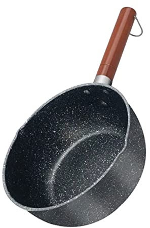 BEBEMOKO Small Milk Pot Non-Stick Medical Stone Milk Sauce Pot Stew Complementary Food Pan Person Use Kitchen Supply