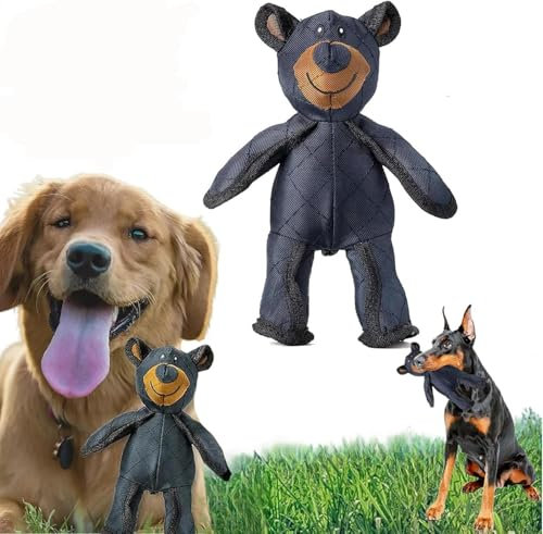 2025 Neuer Unbreaka Bear | Unzerstörbares Bären Hundespielzeug | Robustes Unbreakable Bear 2.0 | Hundespielzeug für Aggressive Kauer | Kuscheltiere Unzerstörbares Hundespielzeug für Große Kleine Hunde