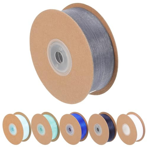 DIYEAH 6 Rollen Mit Zuschneidbaren Bändern Geschenkband Multifunktional Für Festliche Verpackungen