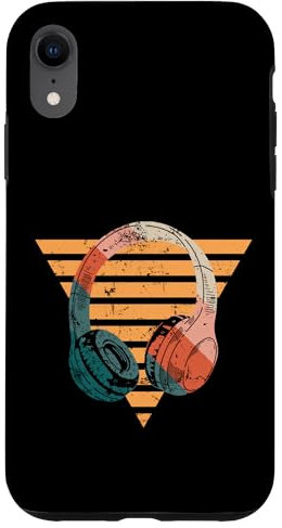 iPhone XR Headphones Abstract Case