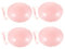 HANABASS 4 Pièces Faux Ventre Gonflable Ventre de Femme Enceinte Faux Ventre de père noël Faux Trucs de Femme Enceinte Ventre de Grossesse Gonflable Accessoire Gonflable PVC Rose