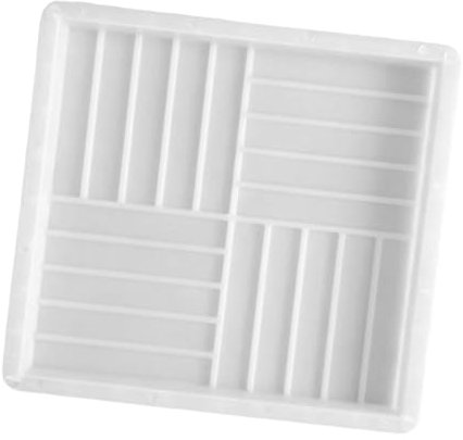 Milageto Modèle de carrelage de en béton, Brique, Ciment, Artisanat, Bricolage, chemins carrés légers, modèle pour Utilisation extérieure, pelouse, Patio