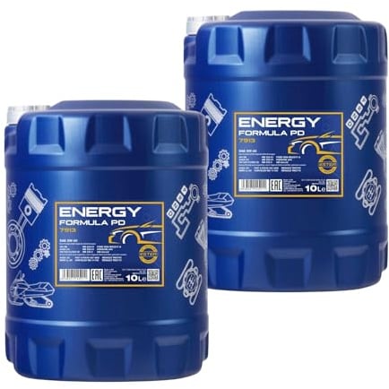 2x10 Liter MANNOL Motoröl Motorenöl Energy Formula PD 5W-40 Engine Oil Öl