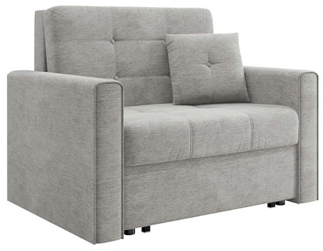 Mirjan24 Sofa Viva Lux I mit Schlaffunktion, einsitzer Polstersofa mit Bettkasten inkl. Kissen, Schlafsofa Bettsofa Farbauswahl, Wohnlandschaft, (Nazar 225.05)