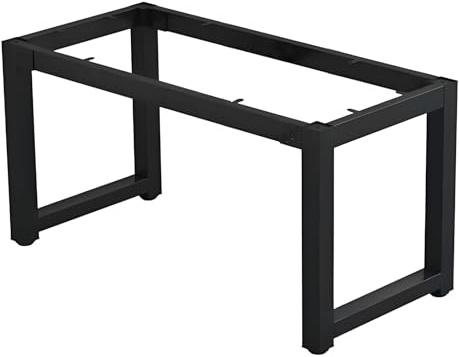 Schwerlast-Tischgestell Mit Querverstrebung: 71 X 41 X 72 cm (L X B X H) – Ersatz-Tischbeine Stützfuße Für Granit-, Quarz- Und Glasplatten(Schwarz)