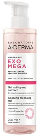 Aderma Exomega Beruhigendes Make-up-Entferner für reaktive und atopische Haut, 200 ml