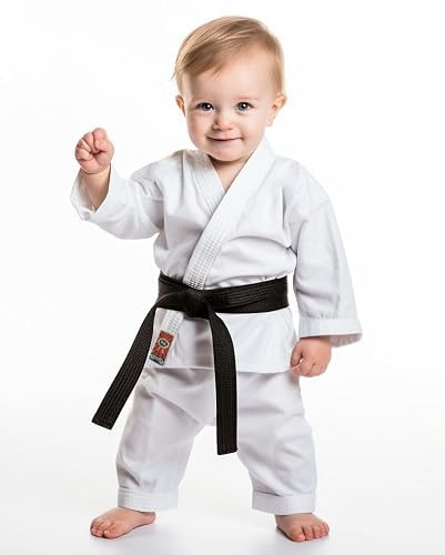 Itaki Karategi Baby Uniforme Kimono pour enfant et fille (00000 (1-2 ans)