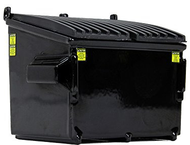 First Gear Black Novelty & Specialty Items 1/34 Scale Trash Bin