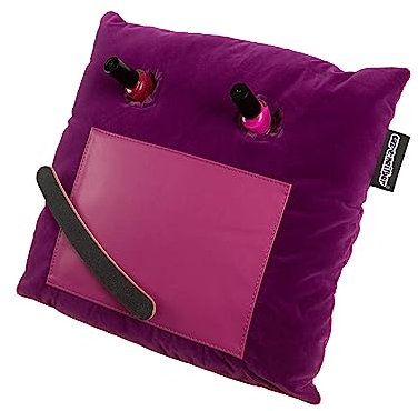 coz-e-nailbar Manicure Cushion Purple Velvet Nail Pillow Hand Rest Home Nail Studio