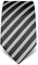 Vincenzo Boretti Herren Krawatte reine Seide gestreift edel Männer-Design zum Hemd mit Anzug für Business Hochzeit 8 cm schmal/breit anthrazit