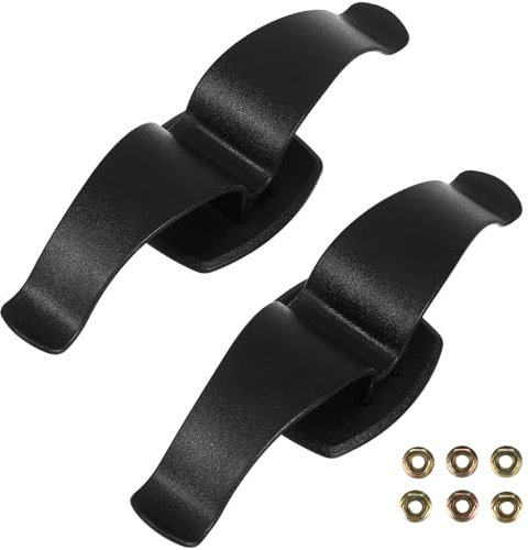 Wakauto Portaombrelli per Auto Baule Portaombrelli Ganci Gancio per Borsa Organizzatore per Veicoli Universali Borsa per Auto Borsa per La Spesa 2 Pz (Nero)