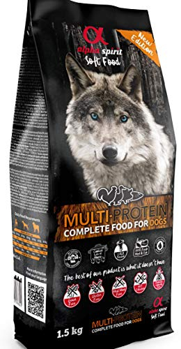 Alpha Spirit 3001201 Semi-Nassfutter, Multiprotein, 1,5 kg