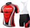 X-TIGER Herren Fahrradtrikot kurzärmliges Set mit 5D-Gel-gepolsterten Shorts Fahrradbekleidung Set für Mountainbikes