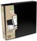 eco-eco A4 50% Recycelt 100 Taschen-Schwarz-Farbe Päsentationsdisplay Buch und Display-Box eco067