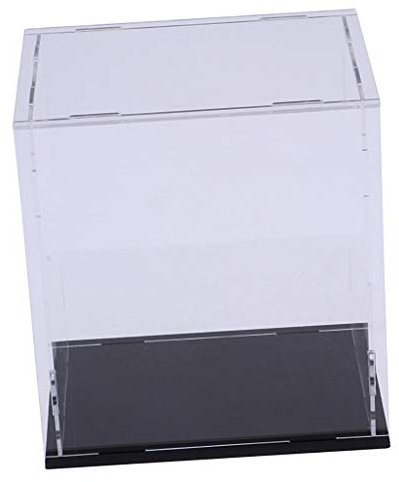 F Fityle Acryl Vitrine Show Case/Schaukasten für Modellauto, Tennisball, Baseball, Golfball, Figuren, Modelle, Uhren, Mineralien - 25 * 25 * 35