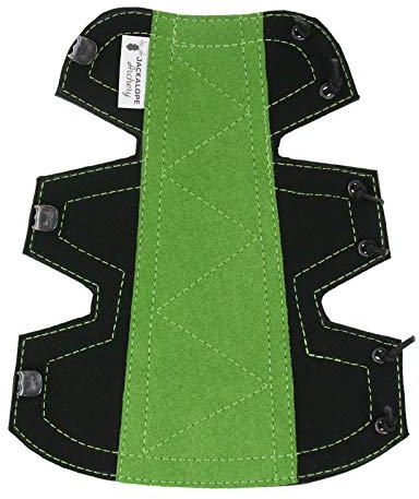 Jackalope Armschutz Classic I – Farbe: Malachite - Atmungsaktiver Microfaser-Armschutz mit Schnürung – langlebig, wasserabweisend & schnelltrocknend – Schutz beim Bogenschießen