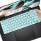 MUBUY Keyboard Cover Design for Dell XPS 15 9500 9510 9520 9530 15.6 Inch and New XPS 17 9700 9710 9720 9730 17.3 Inch US Layout Laptop Keyboard Protective Skin-Hot Blue