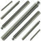 M6x50 mm (10 Stück) Madenschrauben - Edelstahl VA A2 V2A - Gewindestift mit Innensechskant und Zapfen - DIN 915 - ISO 4028 | AGBERG