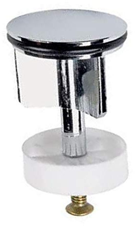 Bonde de lavabo en laiton chromé 38 mm