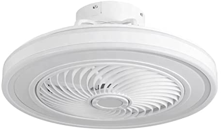 BEL AIR HOME - Ventilatore da soffitto a LED, serie Vinci, 3000 K - 4000 K - 6500 K, con telecomando e controllo tramite App (bianco)
