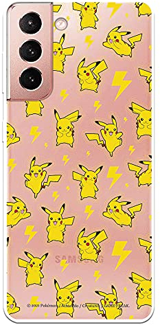 Schutzhülle für Samsung Galaxy S21, offizielles Pokémon-Muster, Sticker, Poké-Ball, wählen Sie das Design, das Ihnen am besten gefällt, für Ihr Samsung Galaxy S21