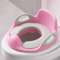 Aufun Toilettensitz Kinder Töpfchentrainer, Baby WC-Sitz Kinder, für Jungen und Mädchen 12 Monate bis 8 Jahre, passt auf runde und ovalen Toiletten mit Griff und Spritzschutz(Rosa)