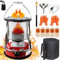 GroßE Petroleumofen für Innenräume, Petroleum Heizung Heizer, Mobile Heizung Ohne Strom Innen,Tragbarer Petroleum Ofen für Indoor, Zeltheizung Camping Kochen,Mit Umfallschutz und 5 Ersatz Docht, 4.6L