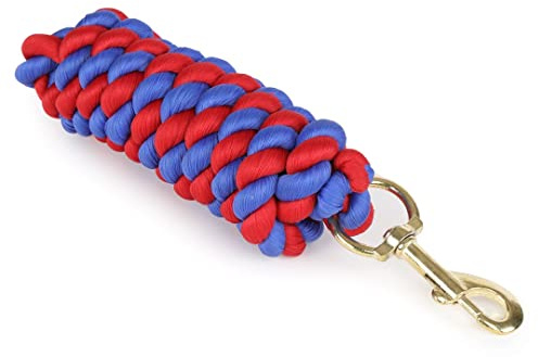 Shires Economical Lead Rope - Royal/Red