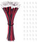 Lyeteung 50 Sets JST 1.5 ZH 2 Pin Steckverbinder, Mini Micro JST 1.5 mm 2-Poliger Stecker mit 150mm 26AWG Kabel & Female (Rot Schwarz)
